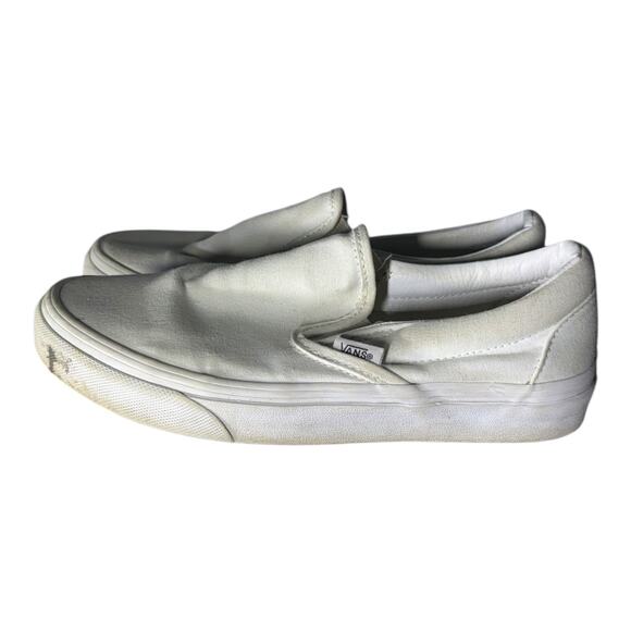 Vans Classic Slip On True White Slip On Sneakers Women’s Size 7 Skater Sneakers - Picture 4 of 8